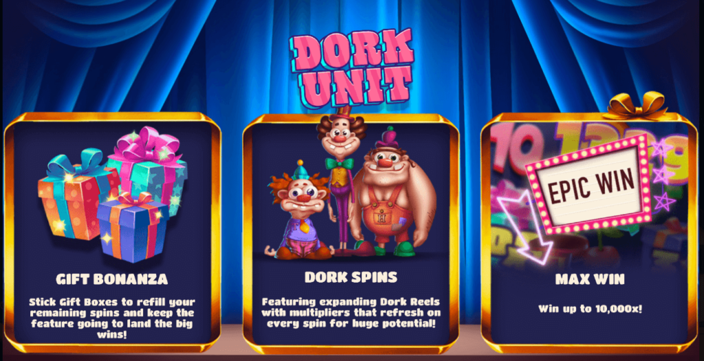 Dork Unit slot features overview