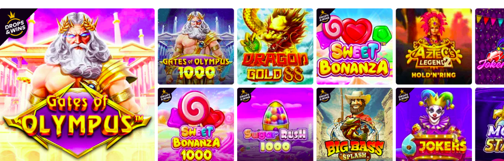 Popular slot games that can be played at TonyBet Casino