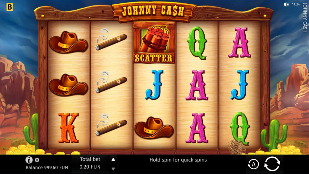 Johnny Cash demo game screenshot