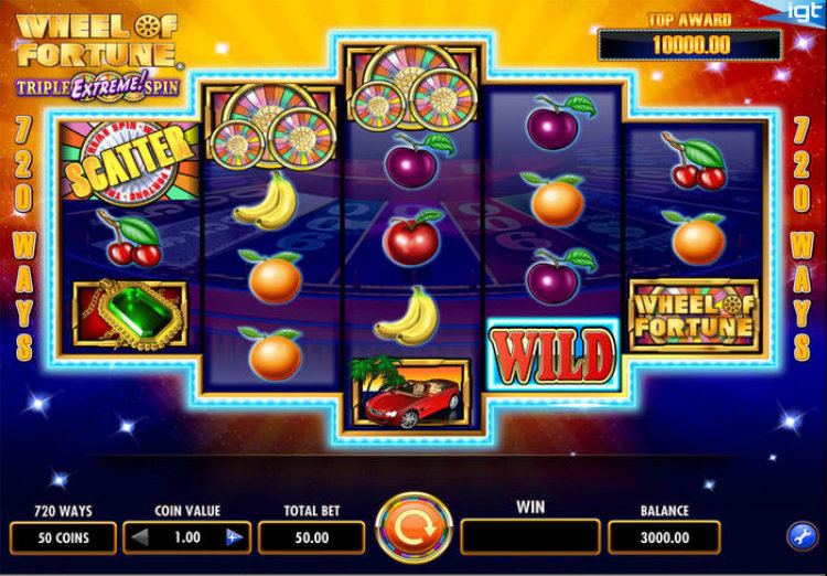 Wheel of Fortune Triple Extreme Spin Screenshot