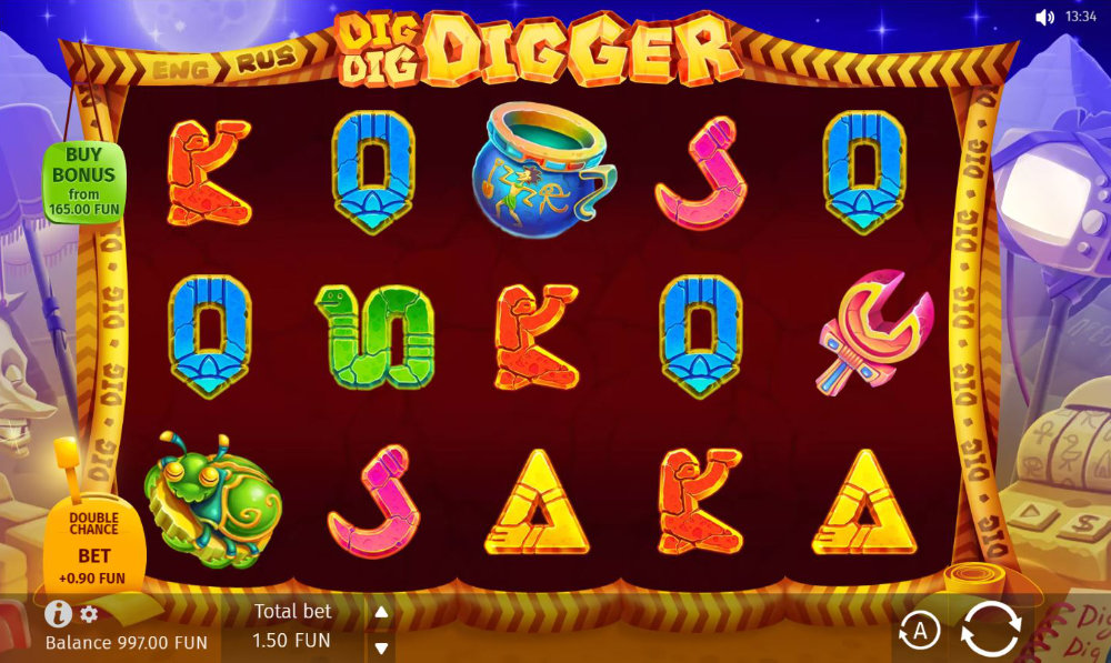 Did Dig Digger demo game screenshot