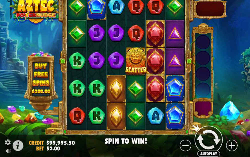 Screenshot of Aztec Powernudge by Pragmatic Play