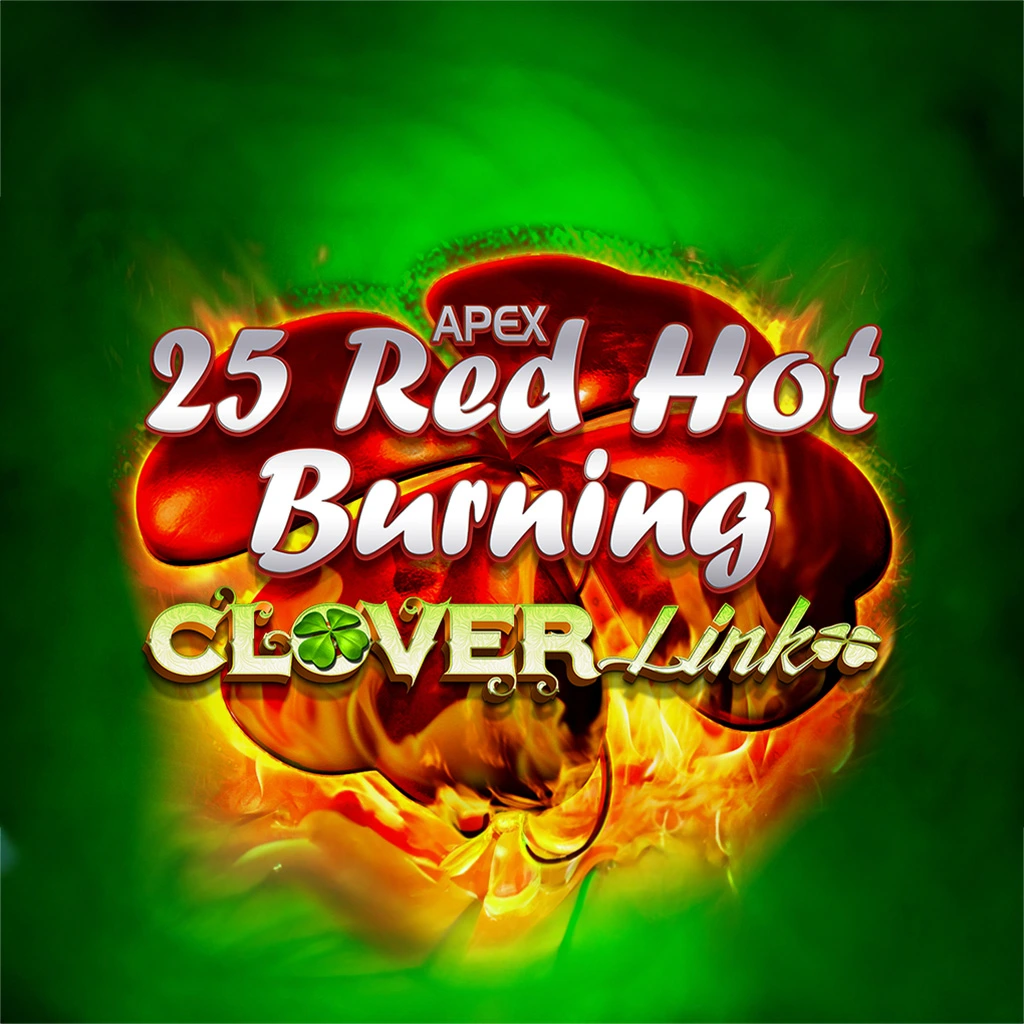 logo 25 Red Hot Burning Clover Link Slot