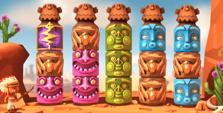 Screenshot of Turning Totems 3D Slot