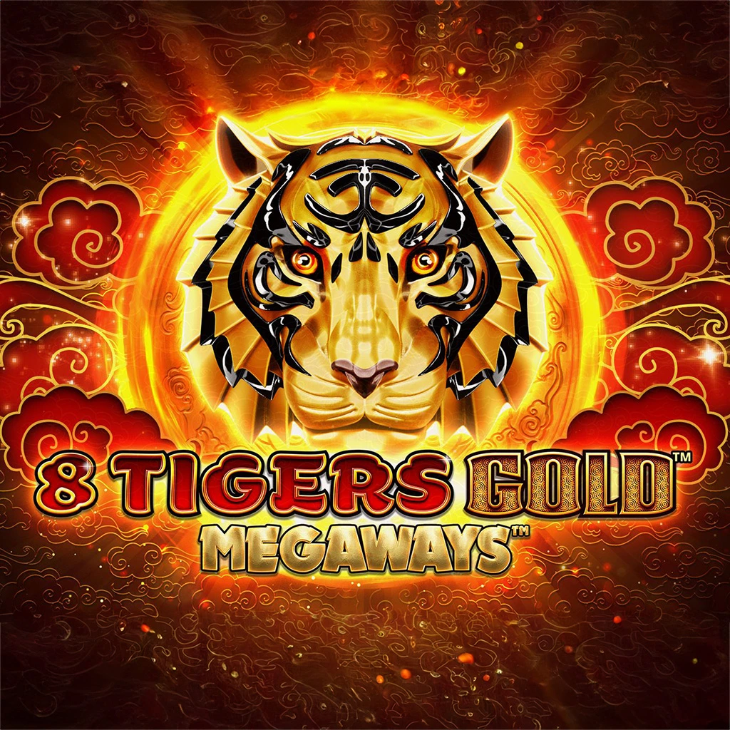 logo 8 Tigers Gold Megaways Slot