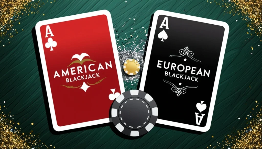 American vs European Blackjack comparison