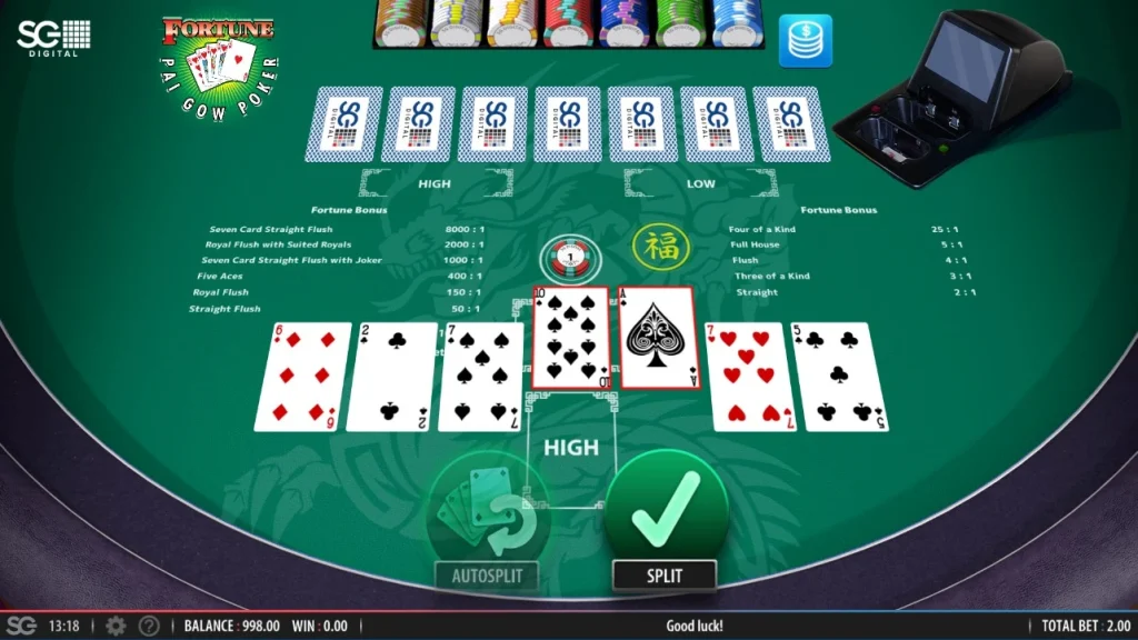 Fortune Pai Gow Poker Online