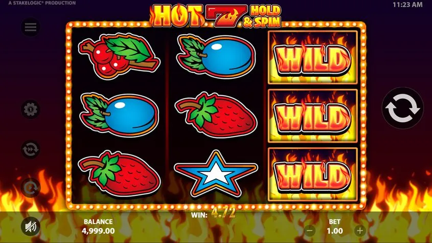 Hot 7 Hold & Spin 3-reel slot