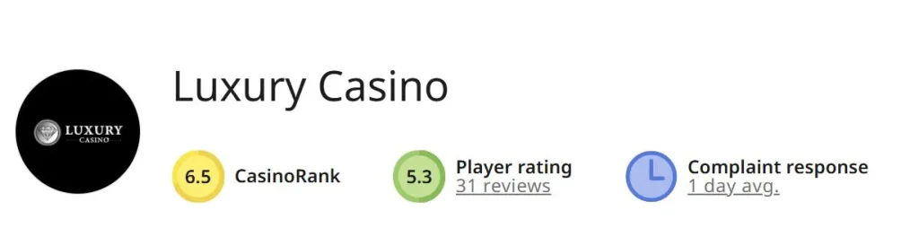 AskGamblers Luxury Casino review rating