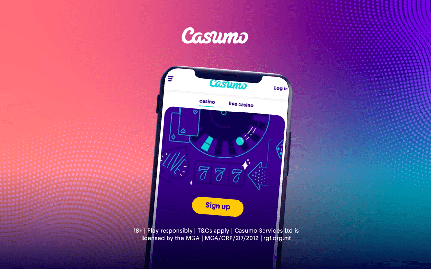 Casumo Casino mobile app