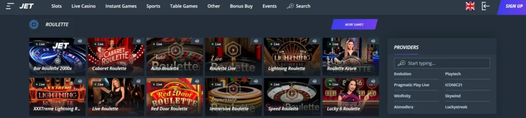 jet casino roulette