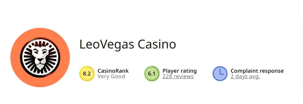 Leovegas Casino rating by Askgamblers