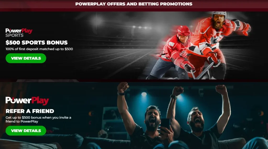 PowerPlay Casino offers and betting promotions