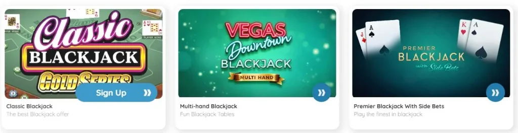 Royal Vegas Casino blackjack games