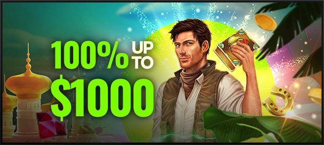 888 Casino welcome bonus: 100% match up to $1000