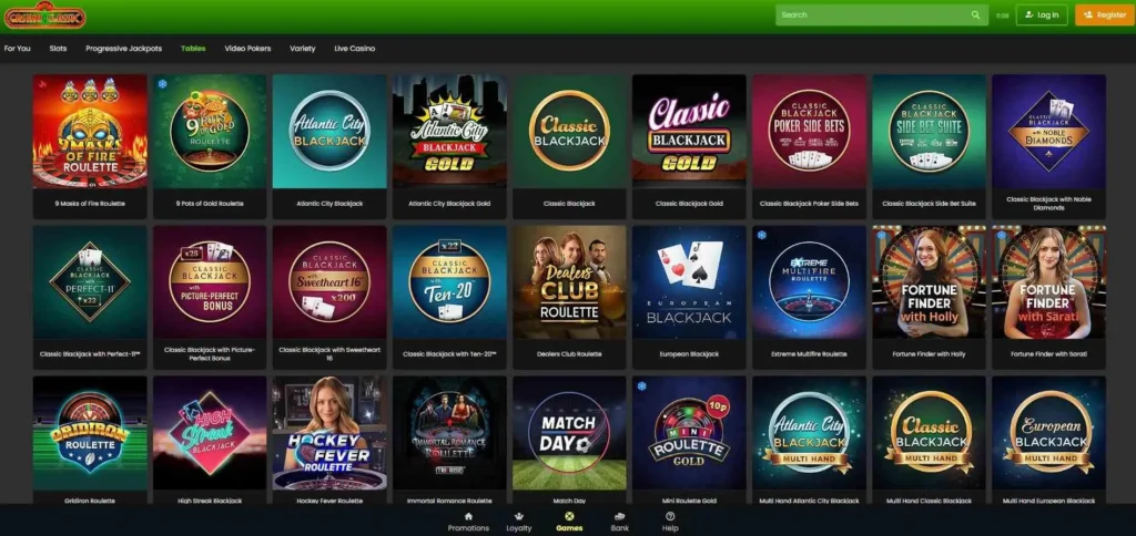 classic casino games