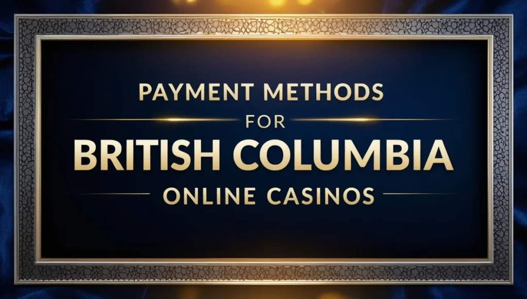 Payment Methods for British Columbia Online Casinos