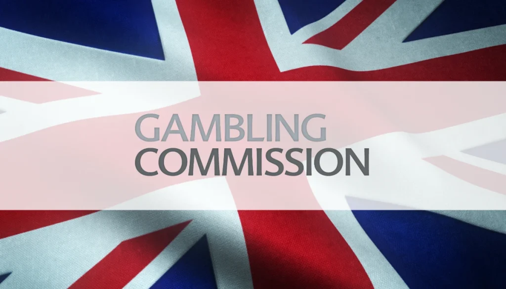 The official logo of the Gambling Commission, the regulatory body for casinos in the United Kingdom