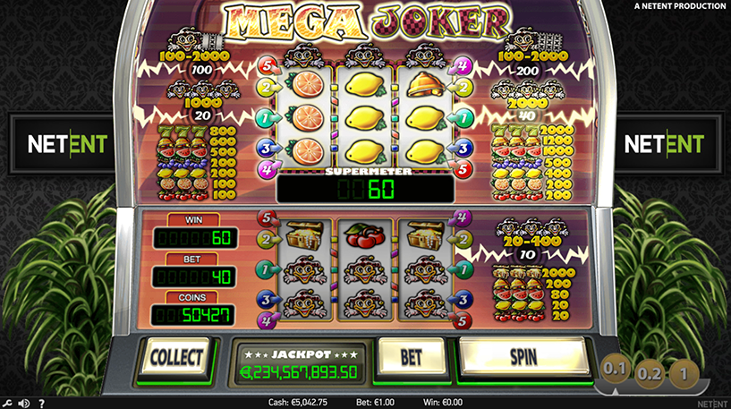 Screenshot of Mega Joker slot