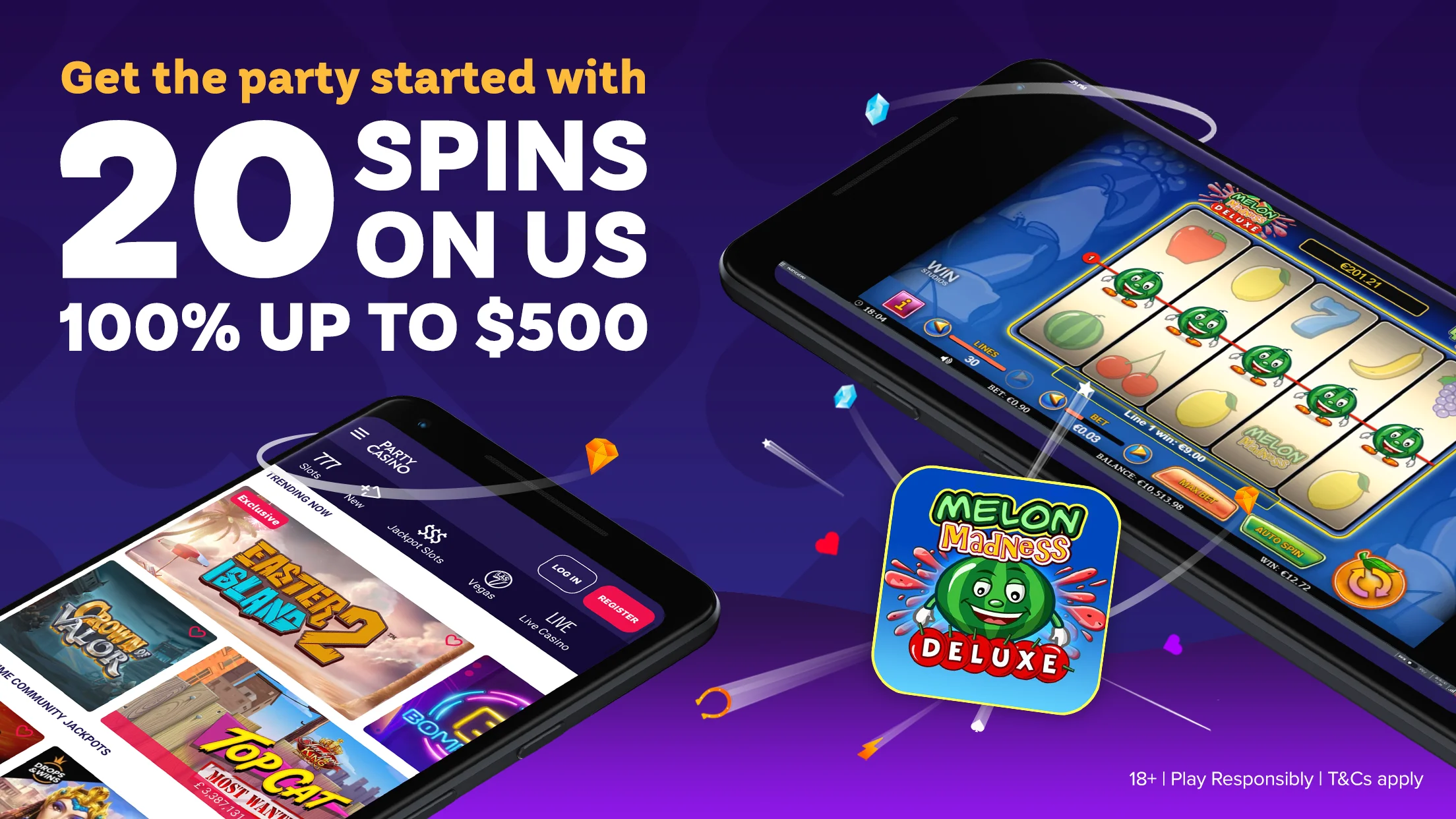 PartyCasino mobile app
