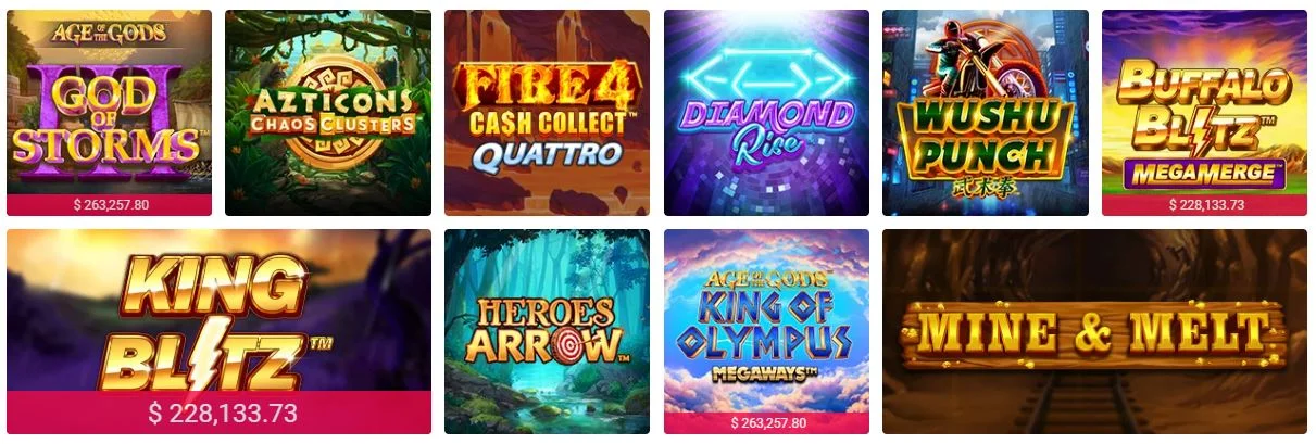 PartyCasino trending games