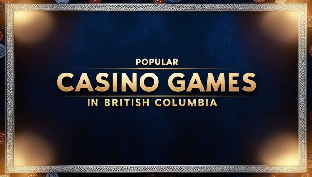 Popular Casino Games in British Columbia