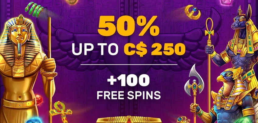 Betamo Casino Friday Reload Bonus: 50% Up to C$ 250 + 100 Free Spins for Fortune of Giza