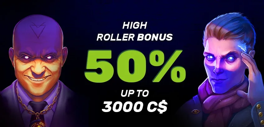 Betamo Casino High Roller Bonus: 50% Up to 3000 C$