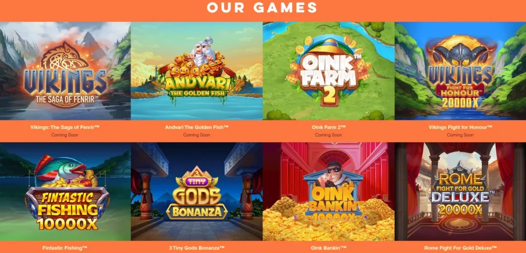 Foxium game library, screenshot