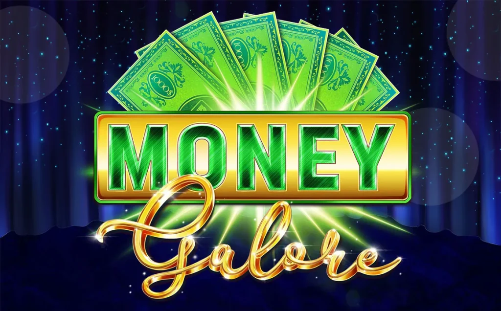 Money Galore slot, title image by ReelNRG