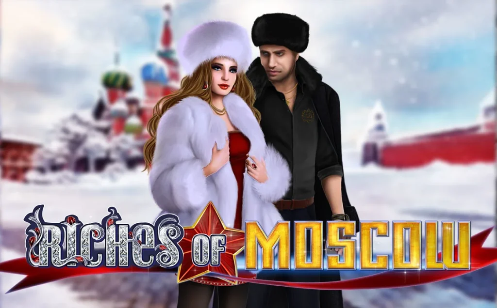 Riches of Moscow slot, title image by ReelNRG