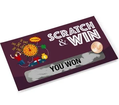 Scratch Cards - you won
