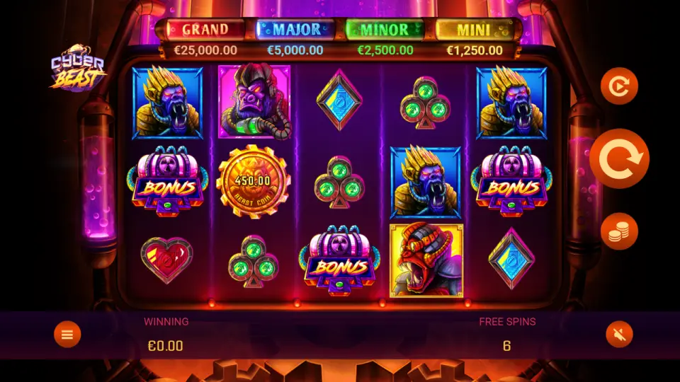 Cyber Beast online by Apollo Games