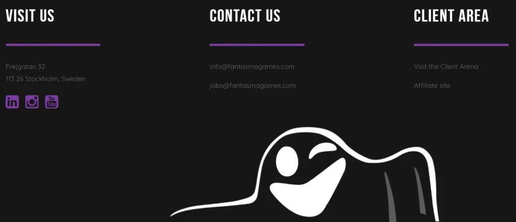 Fantasma Games contacts