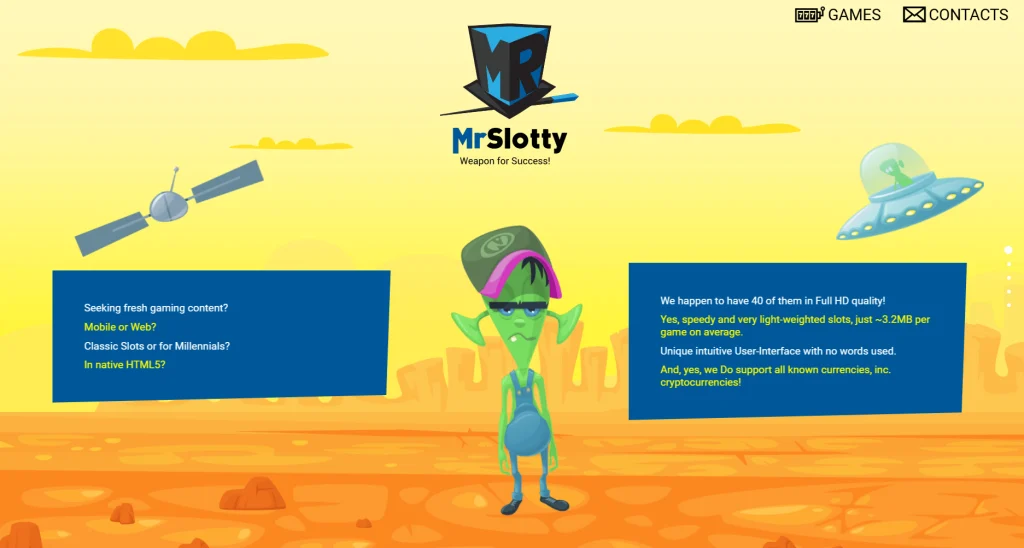 MrSlotty website screenshot