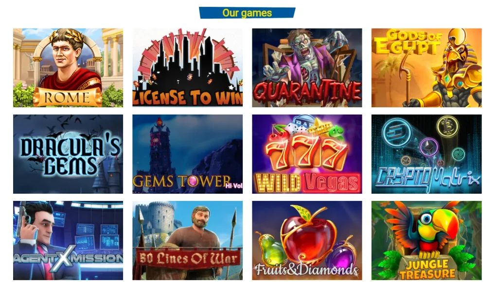 MrSlotty game portfolio