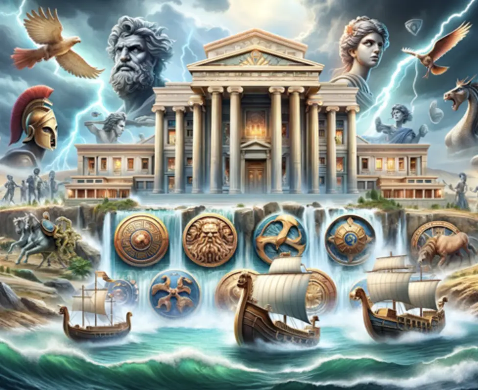 Mythology greek themed slots
