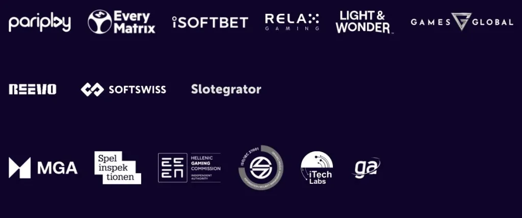 Hölle Games main partners, footer screenshot