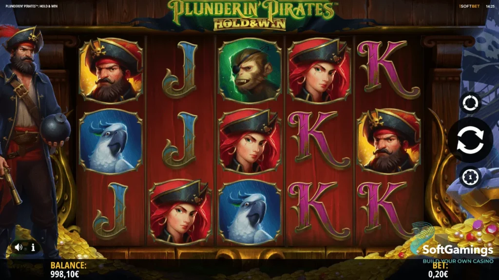 Plunderin’ Pirates: Hold & Win slot