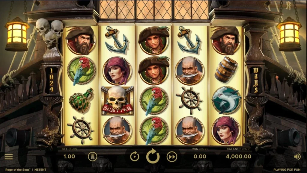 Rage of the Seas slot by NetEnt