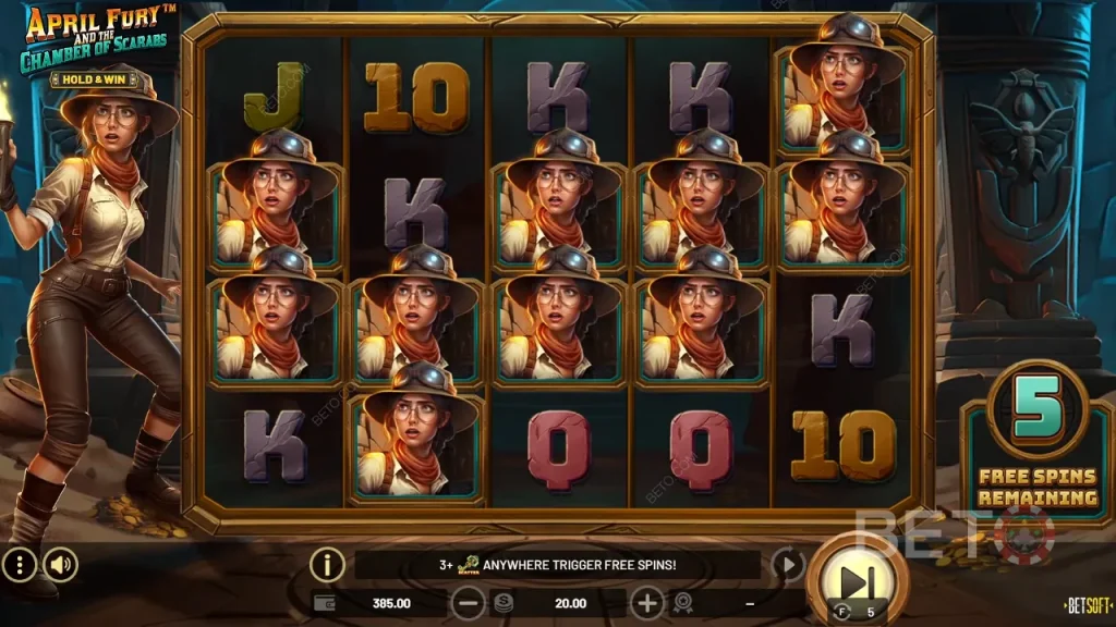 April Fury and the Chamber of Scarabs  slot