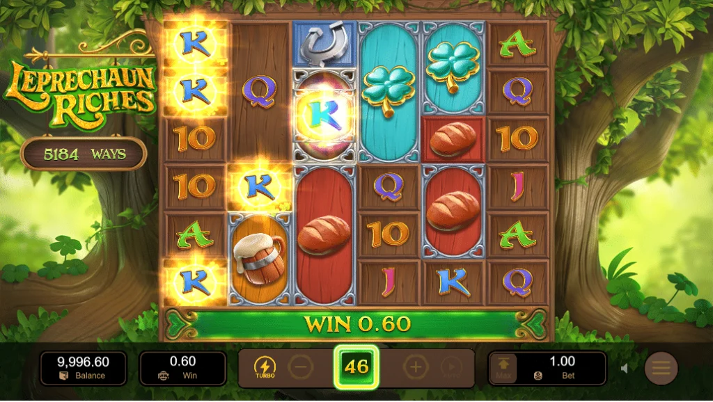 Seasonal & St. Patrick’s Day Specials, Leprechaun Riches slot